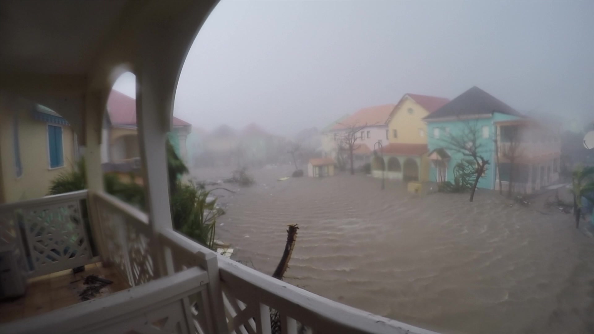 Hurricane Irma floods town