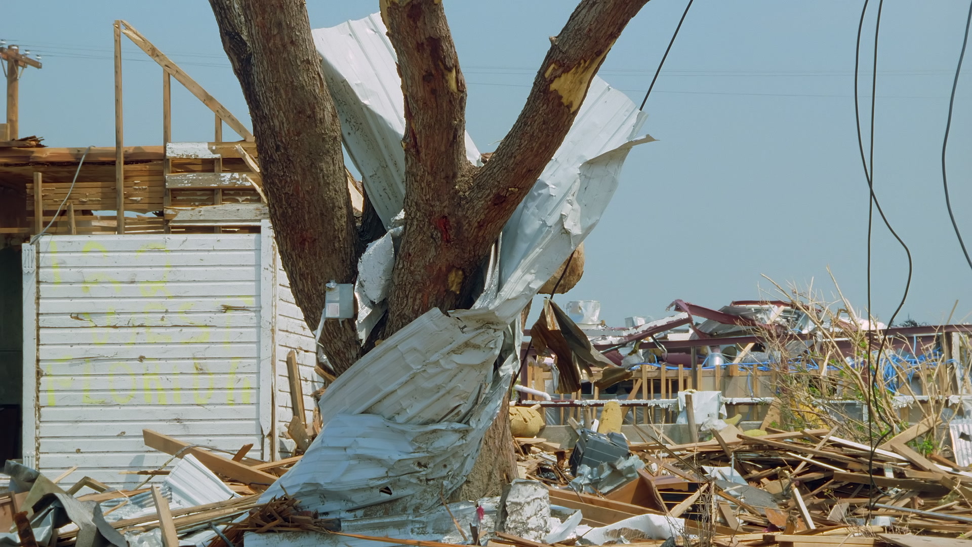 Storms on 35 - Tornado aftermath, damage, Greensburg, Kansas