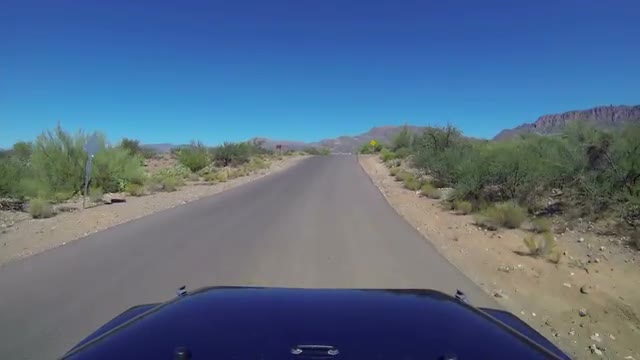 Desert Back Road POV 3716