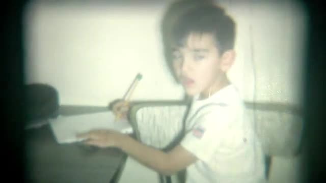 Vintage Film Bath Time