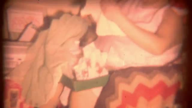 Vintage Film Christmas Mother