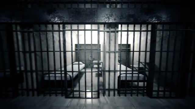 Infinite prison cells looped animation.