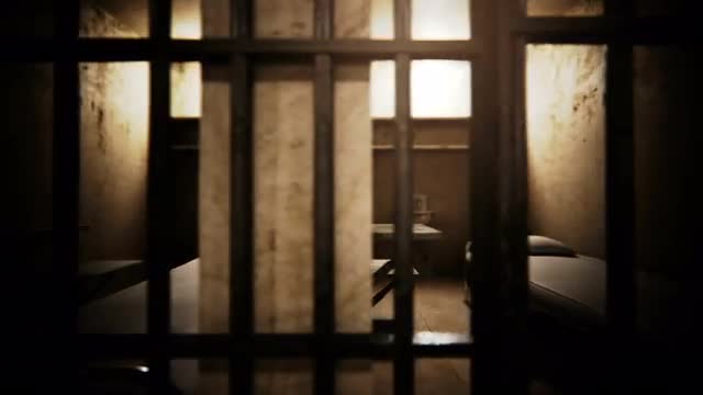 Infinite prison cells looped animation.