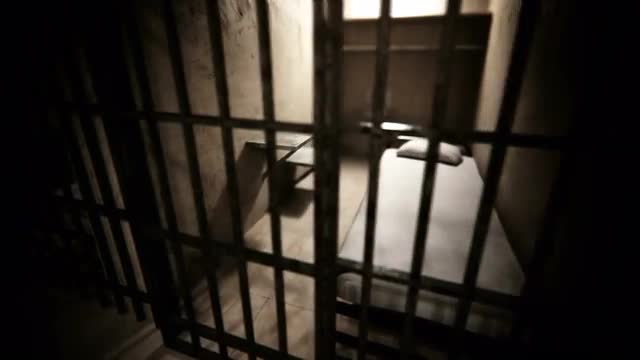 Infinite prison cells looped animation.