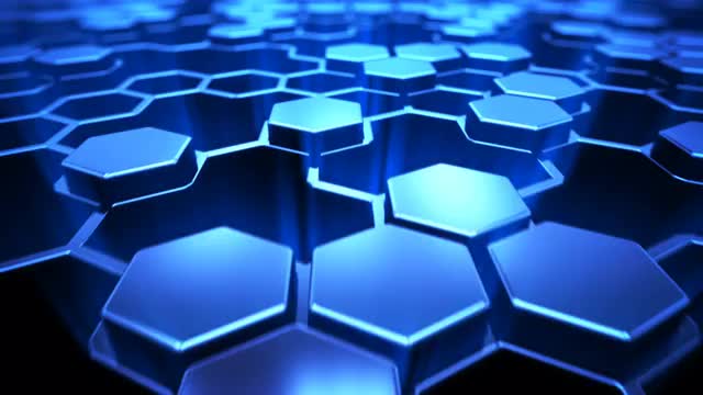 Hexagon technology background