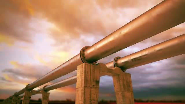 Pipeline sunset.
