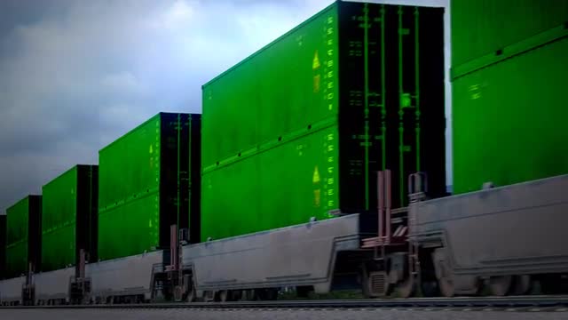 3d animation of cargo carriage