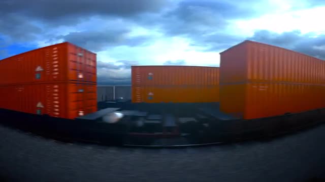 3d animation of cargo carriage