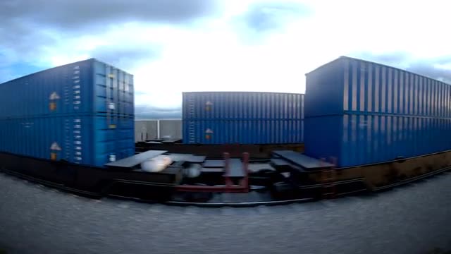 3d animation of cargo carriage