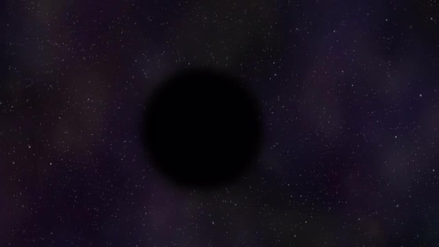 Black hole in the middle of the outer space