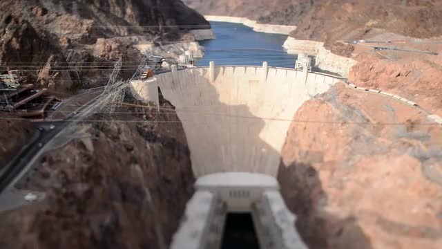 View of the Hoover Dam Daytime