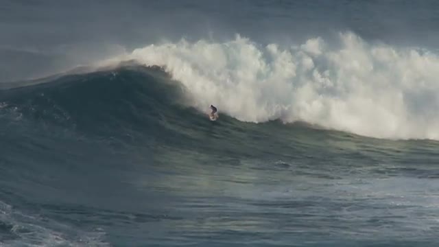Big Wave Surfers at Jaws, Maui Hawaii - Clip 3