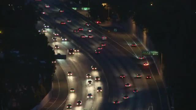 Los Angeles Traffic at Night