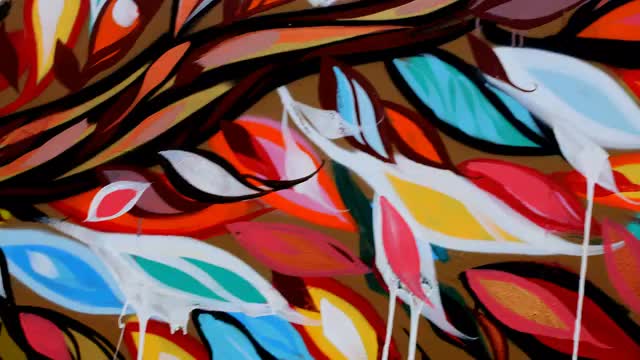 Wall Art Graffiti in Los Angeles - Clip 3