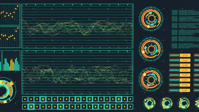 Futuristic Technological Interface Background