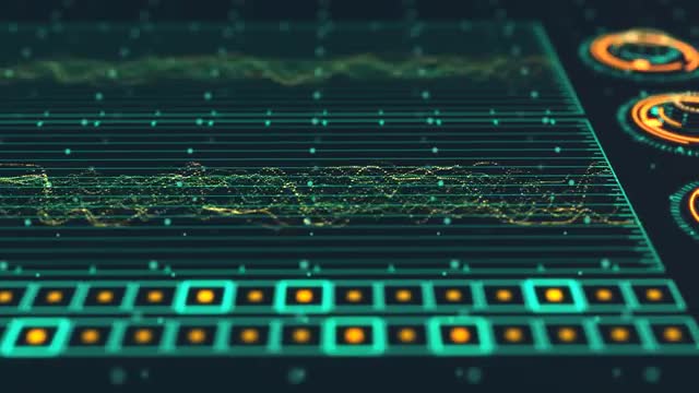 Futuristic Technological Interface Background