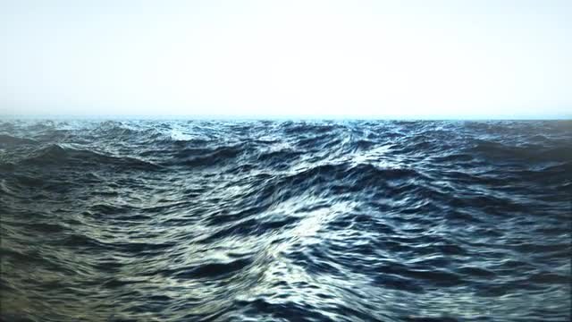 Sea Waves. Water Blue Ocean Ripple