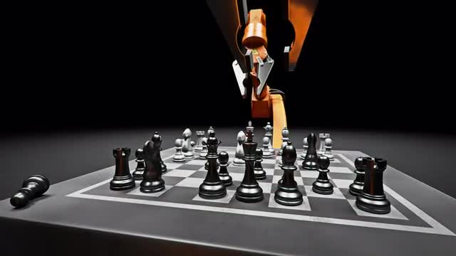 Robots Playing Chess