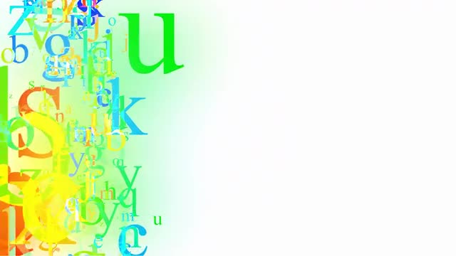 Flowing Alphabet Loop