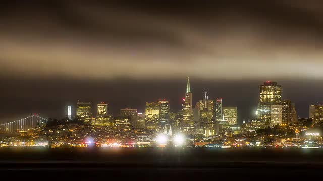 San Francisco's Nighttime Cityscape