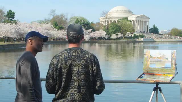 4K Artists on the Tidal Basin 1