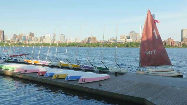 4K Sailboats and Dinghies at MIT Sailing Pavillion 2