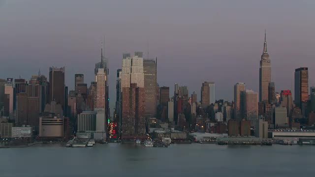 New York City Skyline Day-to-Night Timelapse 1