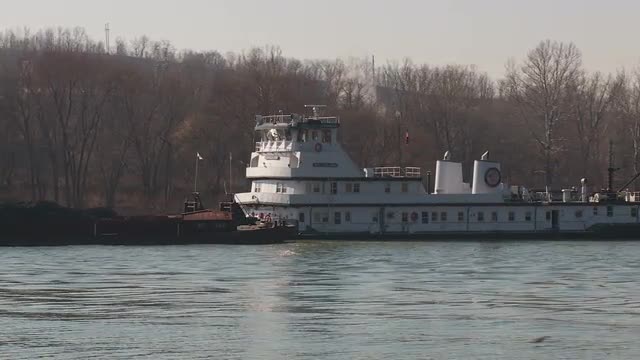 Towboat Working the Ohio River
