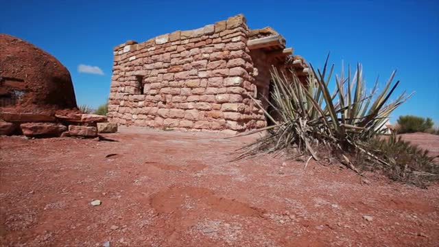 dolly wide indian brick hut