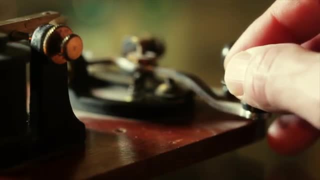 telegrapher close-up