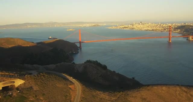  September 5 Aerial Golden Gate Bridge 4K