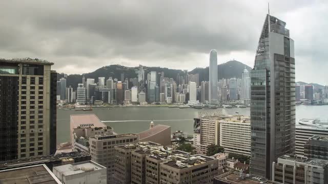 Hong Kong Skyline Timelapse 4K