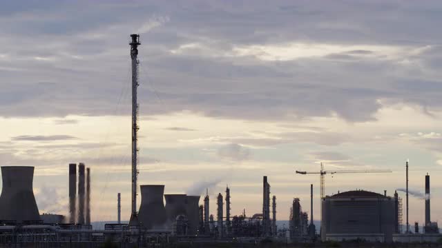 Grangemouth Oil Refinery, Scotland.