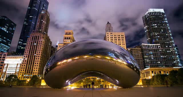 Chicago Bean 4k time lapse