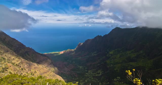 4k Timelapse, Waimea Canyon, Kauai, Hawaii
