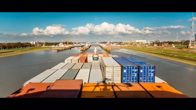 Kiel Canal Approach at Brunsbuttel
