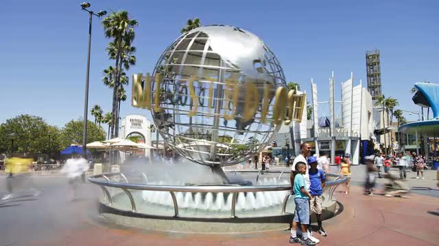 Universal Studios, Hollywood, Los Angeles, California, USA, North America, T/lapse 