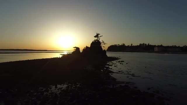 Aerial shot of Siletz Bay, Lincoln City, Oregon Aerial shot of Siletz Bay, Lincoln City, Oregon