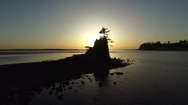 Aerial shot of Siletz Bay, Lincoln City, Oregon Aerial shot of Siletz Bay, Lincoln City, Oregon