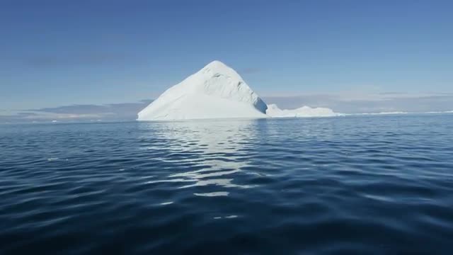 Icebergs Ecotourism travel no people Disko Bay Greenland 