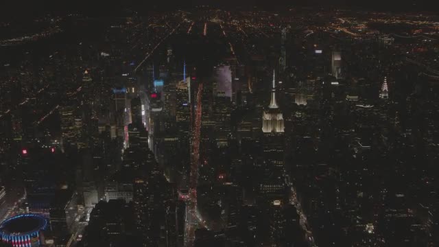 Aerial shot of New York City_108