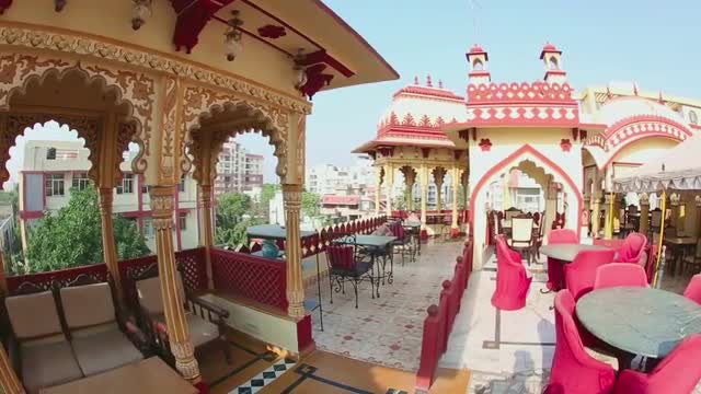 The open air restaurant