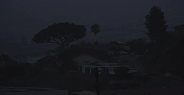 House in LA during 1st light