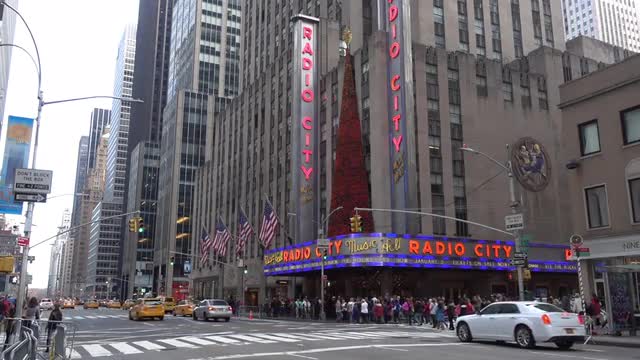 Radio City Music Hall Decorated for Christmas