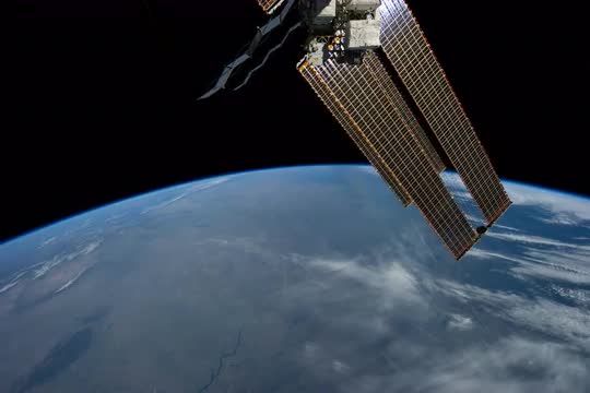 Ungraded: ISS Over Western North America