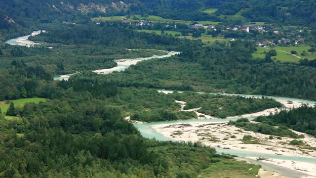 A green river Time lapse 4K