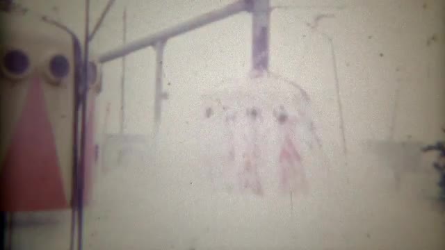 1965: Odd underwater pod amusement park ride sinks and floats thrill seekers. SAN DIEGO, CALIFORNIA