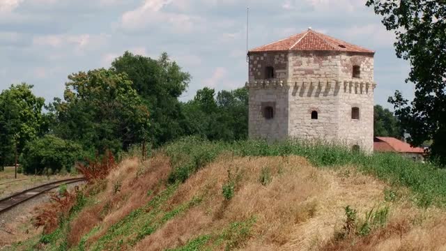 Belgrade, Kalemegdan park - Nebojsha tower (Danube riverside)