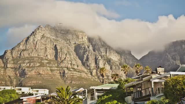 Table Mountain Time Lapse Clouds