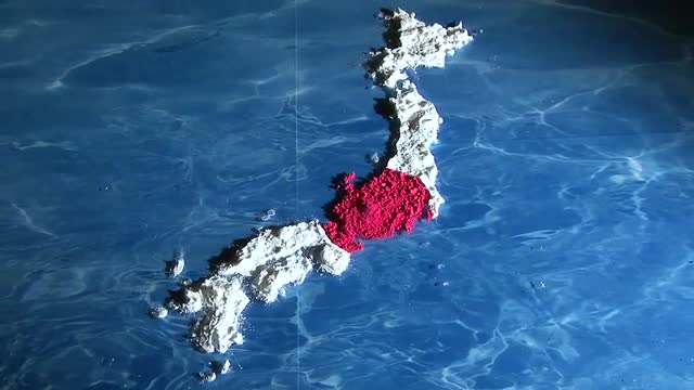 Japan map, zoom out